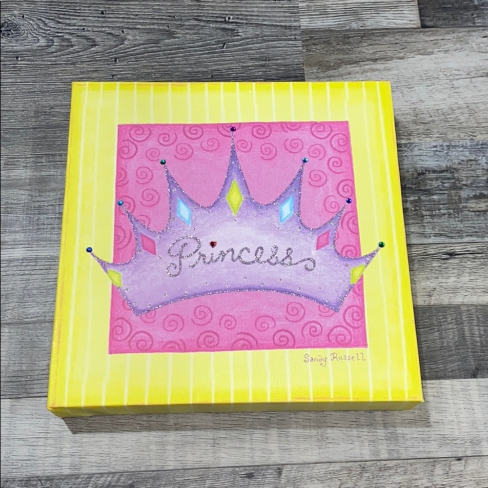 Girls Sandy Russell Princess Canvas